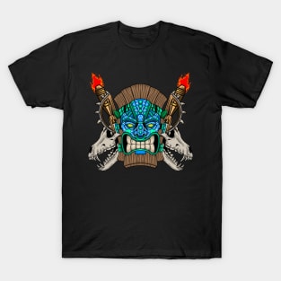 Tiki Mask 9.5 T-Shirt